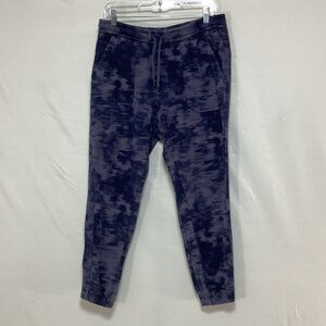 Athleta Blue Farallon printed Joggers size 12